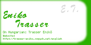 eniko trasser business card